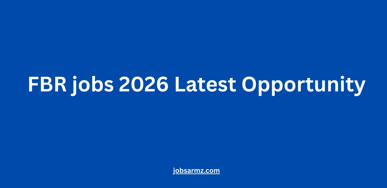 FBR jobs 2026 Latest Opportunity