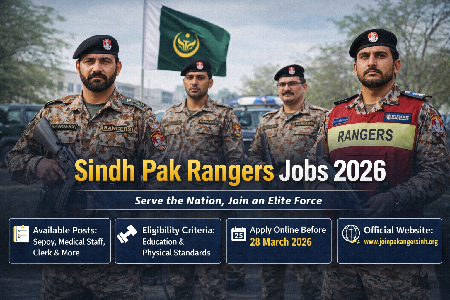 Sindh Pak Rangers Jobs 2026